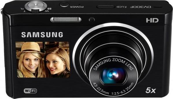 Produktbild Samsung DV300, 16MP, 5x WW-Zoom, WiFi, FullHD, Schwarz