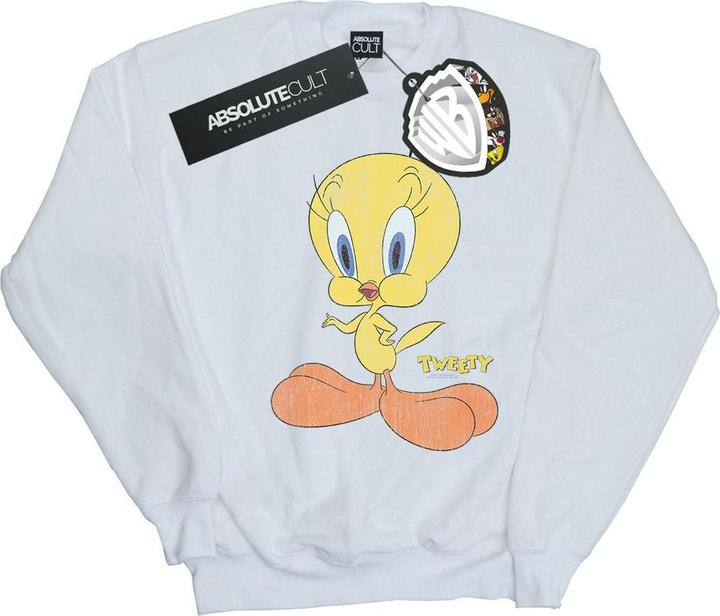 Produktbild Looney Tunes Tweety Pie Distressed Sweatshirt Mädchen (140, 146)