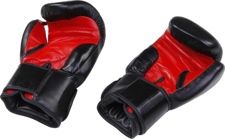 Produktbild Ju-Sports Boxhandschuhe schwarz/rot (12 OZ, 12)