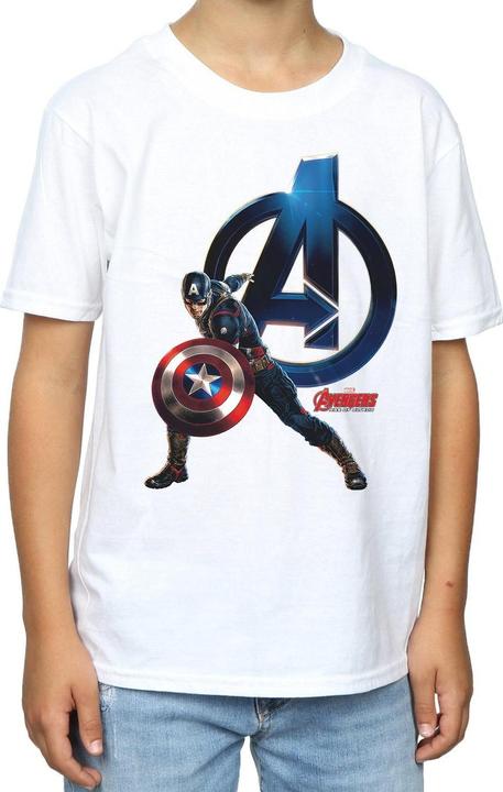 Immagine prodotto Captain America Pose Maglietta Ragazzi (140, 146)