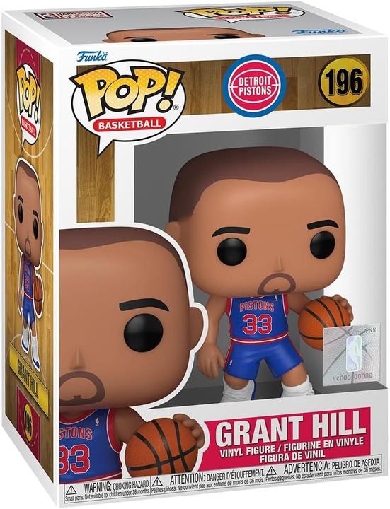 Produktbild Funko NBA Legends POP! Sports Vinyl Figur Detroit Pistons: Grant Hill (Rookie Season) 9 cm