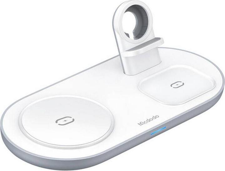 Mcdodo 3 in 1 Wireless Charger 15W - White (15 W)
