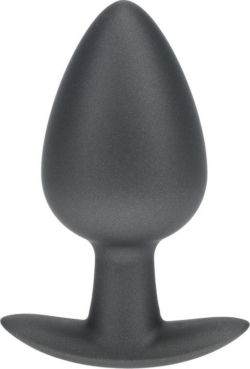 Image du produit Ouch! Smooth Silicone Anal Plug - Large - 3.5 / 8,9 cm - Gunmetal
