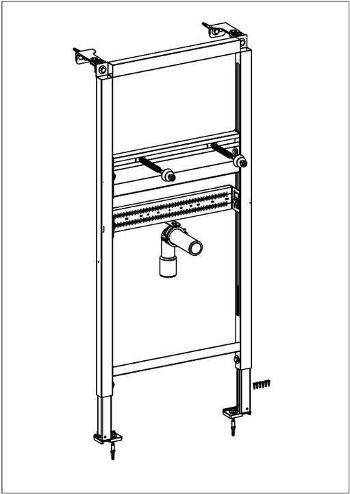 Produktbild Villeroy & Boch V&B Waschtisch-Element ViConnect für Trockenbau 525x1120x75mm