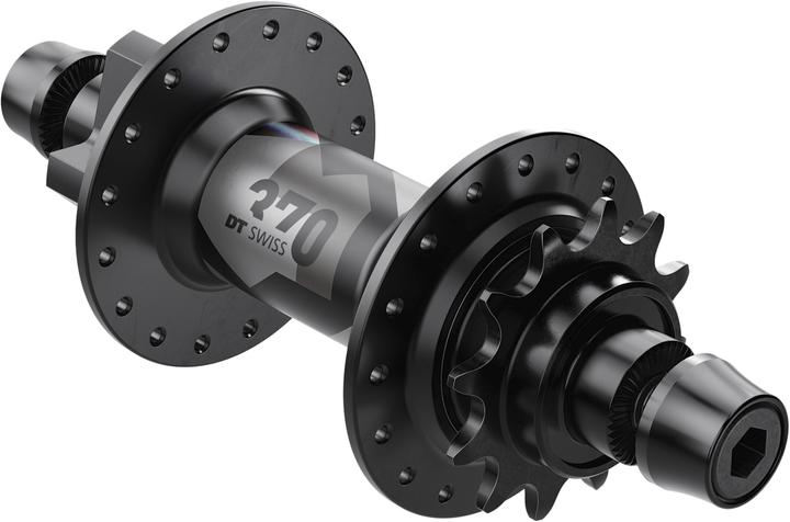 Produktbild DT Swiss DT 370 CLASSIC Nabe Dirtjump 32L 135mm Bolt on Singlespeed R (Scheibenbremse Center Lock)