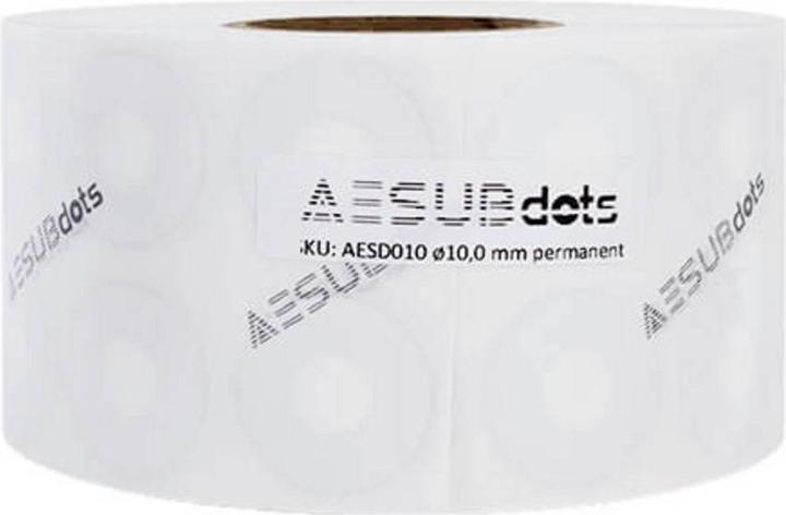 Produktbild Aesub Dots Markers Retro 6mm (Schwarz, 6 mm, 3000 x)