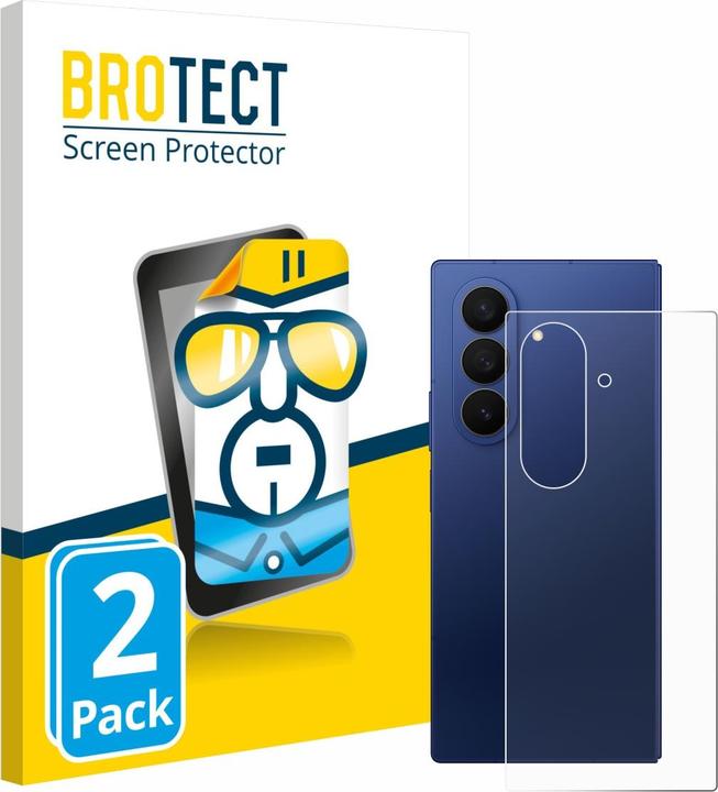 Produktbild BROTECT Schutzfolie Displayschutz Displayschutzfolie Folie Klar Transparent (2 Stück, Samsung Galaxy Z Fold7)