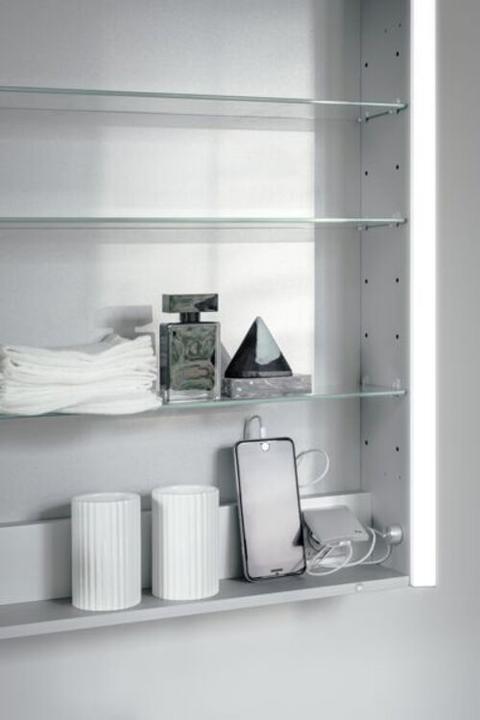 Produktbild Laufen Frame 25 Spiegelschrank, Beleuchtung senkrecht, Ambiente Licht, 750x600, Anschlag links