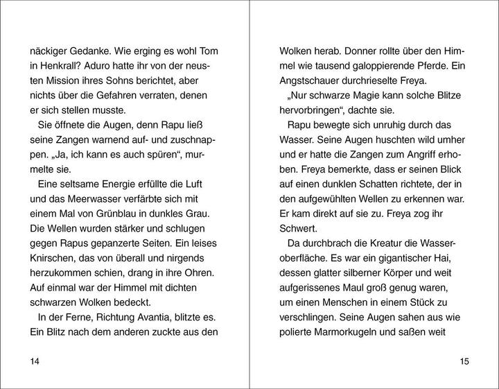 Actual product image Loewe Beast Quest (Band 67) - Solak, Riesenhai aus der Tiefe (German, Adam Blade, Loewe children's books, Sandra Margineanu, 2024)