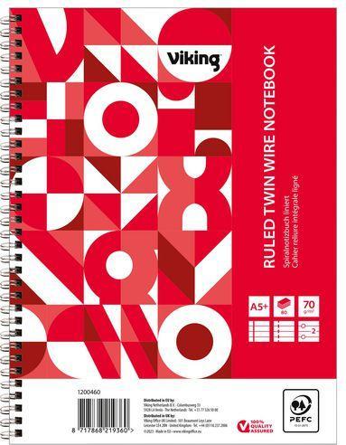 Actual product image Viking Notebook DIN A5+ Lined (Lined, Soft cover)