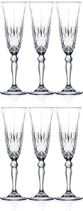 Produktbild Rcr SET OF GLASSES MELODIA 6 PSC., 160 ML (16 cl, 6 Gläser, Weingläser Set)
