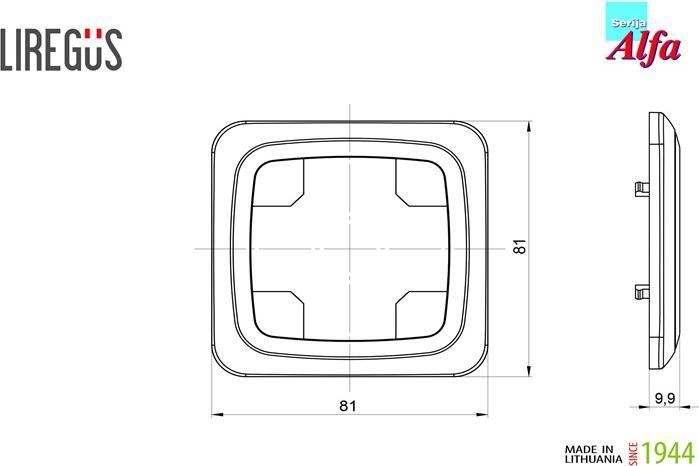 Actual product image Liregus FRAME 1SEATS K14-135-01 WHITE