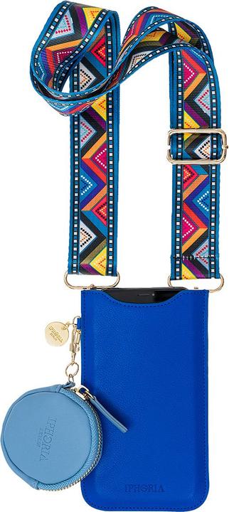 Produktbild Iphoria Universal Necklace Sleeve Case Blue with Coin Wallet and Ethno Strap