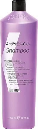 Kay Color KEPRO Kay Pro No Yellow Gigs Anti-Yellow Shampoo für blondes, gebleichtes oder graues Haar 1000ml (1000 ml)