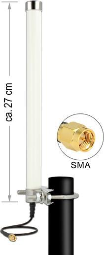 Image du produit Delock Antenne LTE/HSPA/GSM, connecteur SMA (DECT, Lora, WiFi)