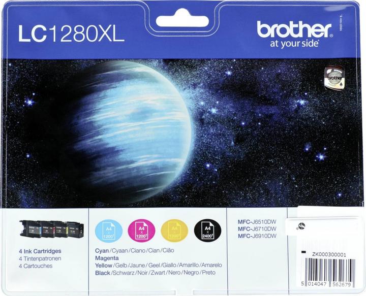 Actual product image Brother LC-1280XLVALBP Value Pack (M, C, Y, FC)
