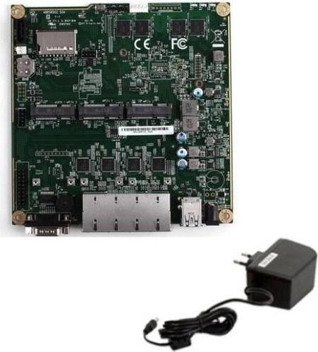 PC Engines APU4D4 Starter Kit - 1 GHz, 4 GB RAM, 4x LAN, Intel i211