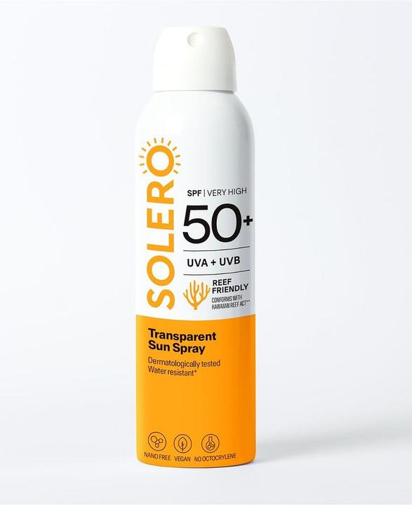 Solero Transparent Sonnensp SPF50+ 150ml (Sonnenspray, SPF 50+, 200 ml)