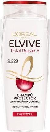 Actual product image L'Oréal Paris Elvive Total Repair 5 Shampoo 690ml (690 ml, Liquid shampoo)