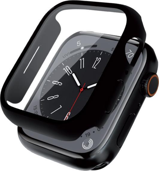 Actual product image Crong Hybrid Watch Case - Apple Watch 44 mm Glass Case (black)