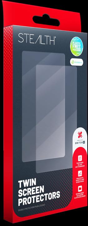 Actual product image Stealth Screen Protector + Cleaning Cloth - Double Pack (Switch 2)