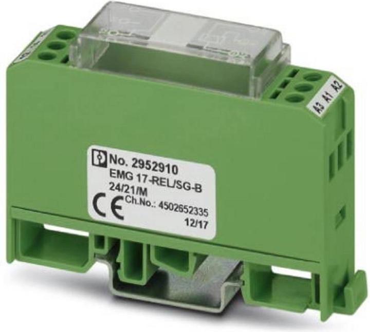 Produktbild Phoenix Contact EMG 17-REL/SG-B 24/21/M Relaisbaustein Nennspannung: 24 V/DC Schaltstrom (max.): 6A