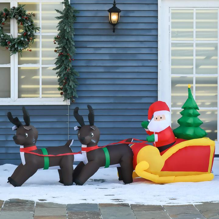 Immagine prodotto Jamb Babbo Natale con la slitta LED