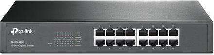 Produktbild TP-Link TL-SG1016D network switch Managed L2 Gigabit Ethernet (10/100/1000) Black (16 Ports)