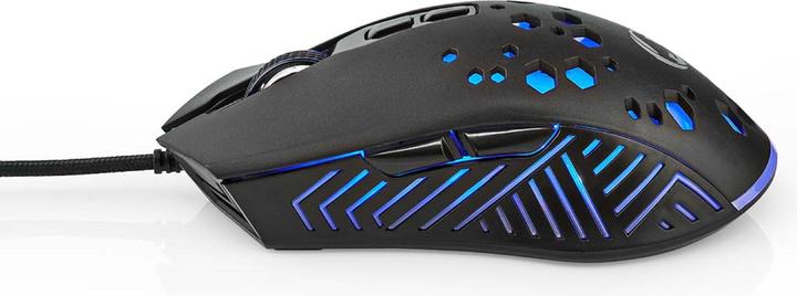 Actual product image Nedis Gaming Mouse | Wired | 800 / 1200 / 2400 / 3200 / 4800 / 7200 dpi | Adjustable DPI | Anz (Cable)