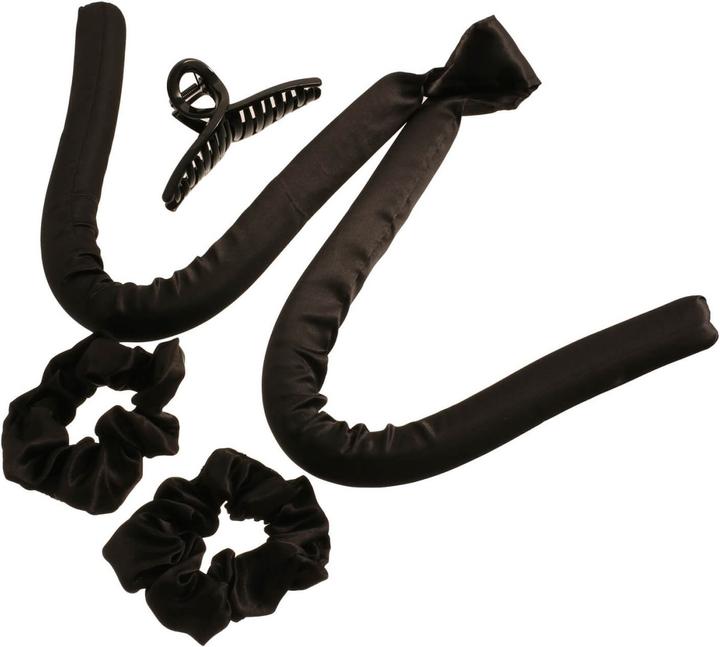 Actual product image Trisa Hair - Soft Heatless Curling Set black