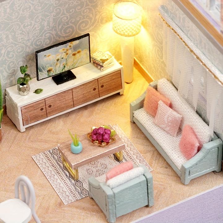 Produktbild Activity Board DIY Puppenhaus Miniatur Kit - Perfektes Geburtstagsgeschenk - Enthält Möbel und Dekorationen für