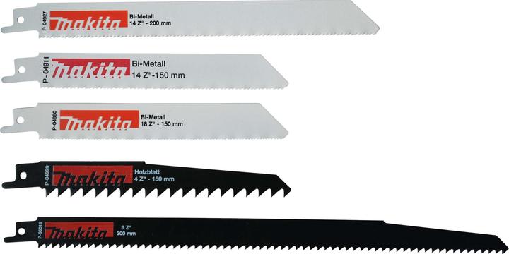 Makita 5 tlg. Säbelsägeblatt Set Reciprosägeblatt-Set