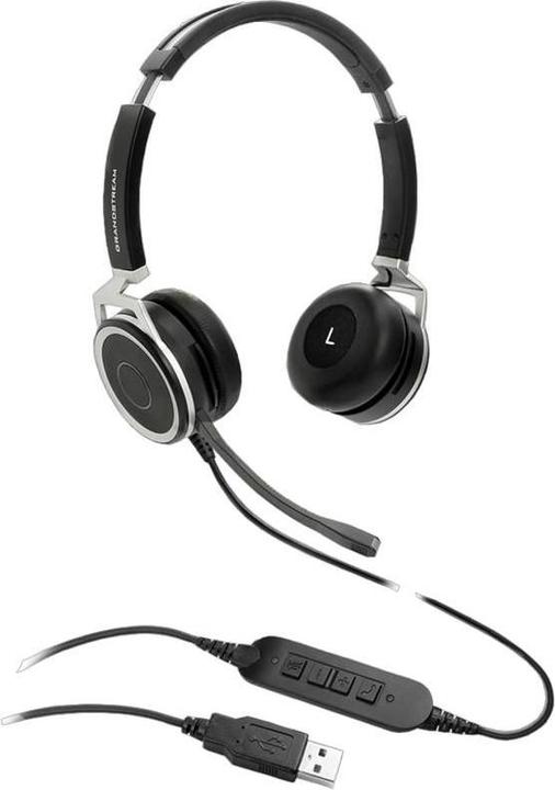 Actual product image Grandstream Networks GUV3000. Product type: Headphones, Wearing style: Headband, Recommended use: Office/call (Cable, USB-A)