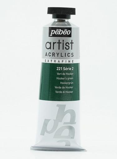 Image du produit Pebeo Artist Acrylics Acrylique extra fine (Vert Hooker, 37 ml)