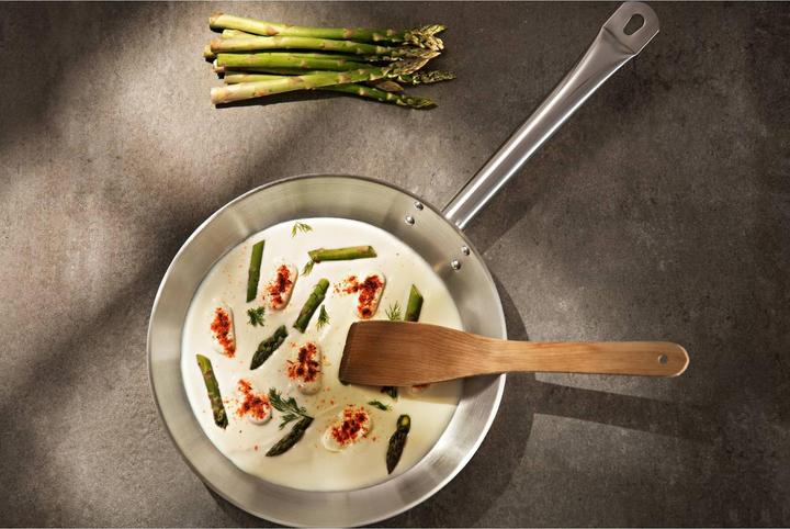 Produktbild Royal Catering Edelstahlpfanne Unbeschichtete Pfanne Grillpfanne Stielpfanne Ø 30 Cm X 5,5 Cm (30 cm, Bratpfanne)