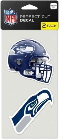 Actual product image NFL Seattle Seahawks 2er Set Aufkleber