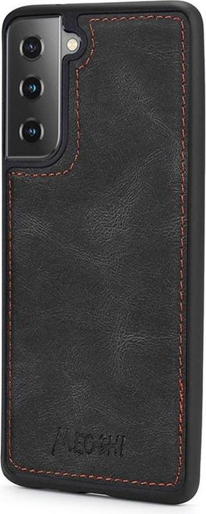 Produktbild Megshi Galaxy S21 FE - Brieftaschen Hülle Kombi schwarz (Samsung Galaxy S21 FE)