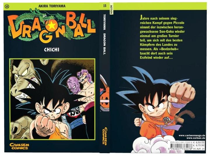 Produktbild Dragon Ball, Band 15 (Deutsch, Akira Toriyama, 1998)