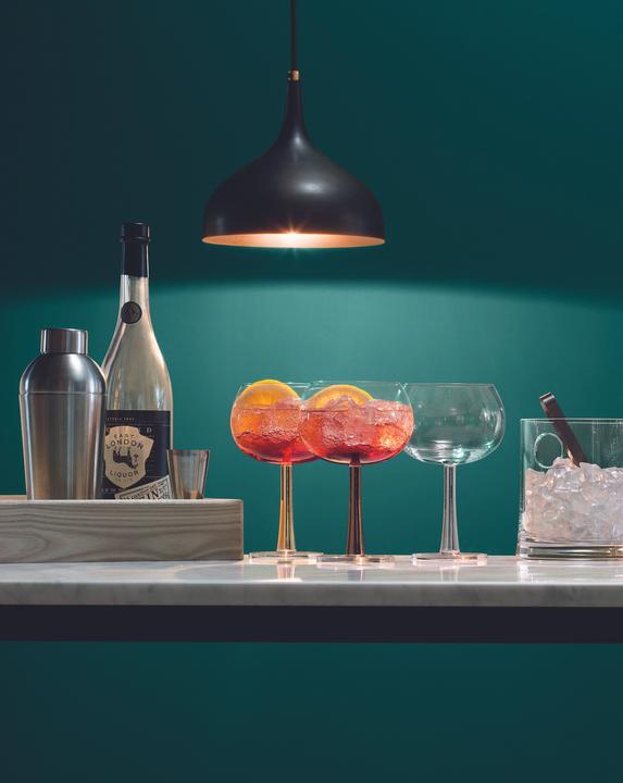 Immagine prodotto LSA Set di 2 bicchieri gin balloon 420ml in rame (4.20 dl, 2 x, Bicchieri di gin)