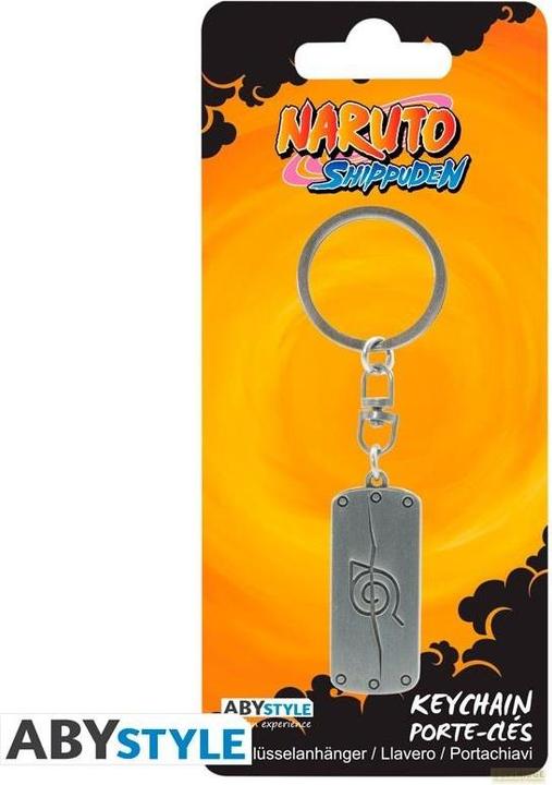 Actual product image ABYstyle Naruto Shippuden Portachiavi: Anti Konoha 5cm