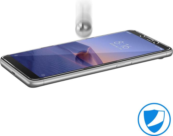 Actual product image Avizar Crystal clear film, glass screen protector (2 Piece, Xiaomi Redmi 6A)