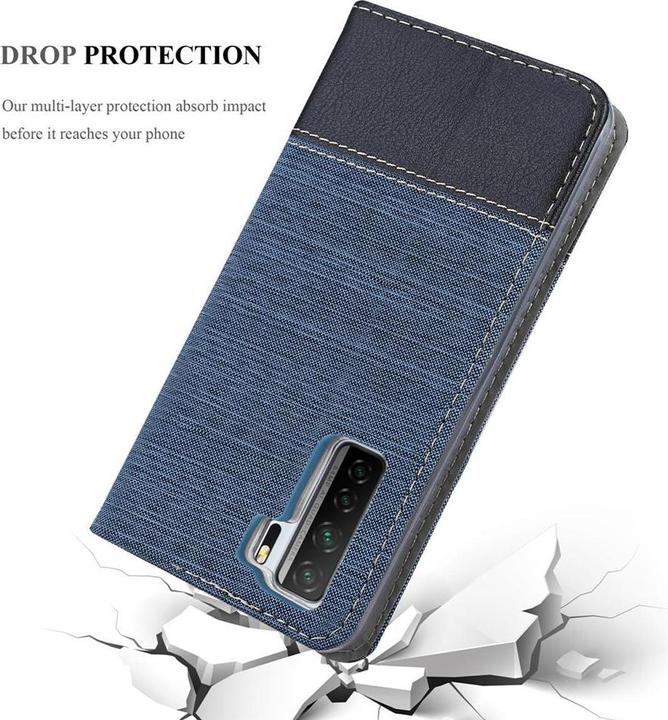 Produktbild Cadorabo Book Jeans Optik Cover (Huawei Nova 7 SE)
