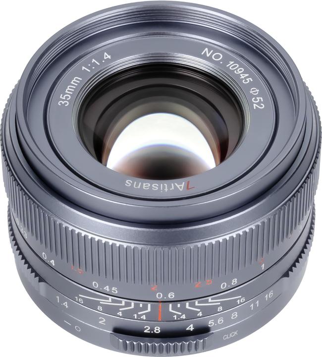 Immagine prodotto 7artisans Lunghezza focale fissa 35mm F/1.4 Mark III FF TG - L-Mount (L-mount, Full-frame)