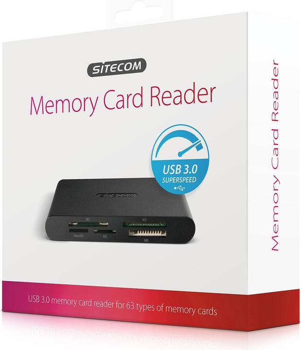 Actual product image Sitecom MD-061 Card reader (USB 3.0)