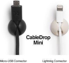 Produktbild BlueLounge CableDrop Mini, 9 Stück