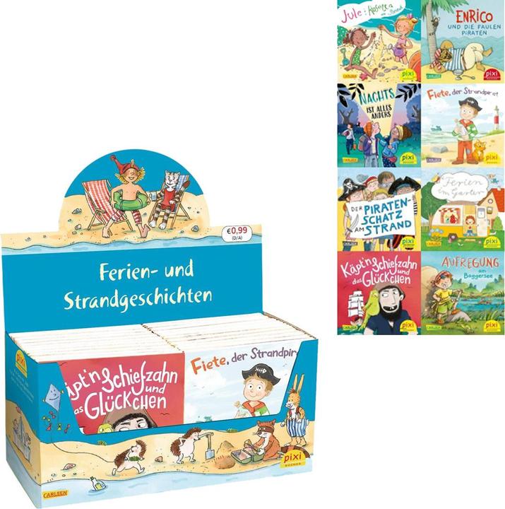 Produktbild Pixi-Box 289: Ferien- und Strandgeschichten (8x8 Exemplare), 8 Teile (Deutsch, Diverse, 2023)