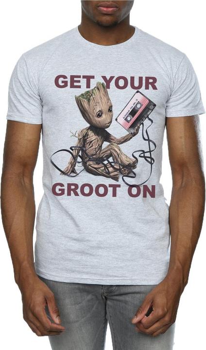 Actual product image Mens Guardians Of The Galaxy Get Your Groot On T-Shirt (L)