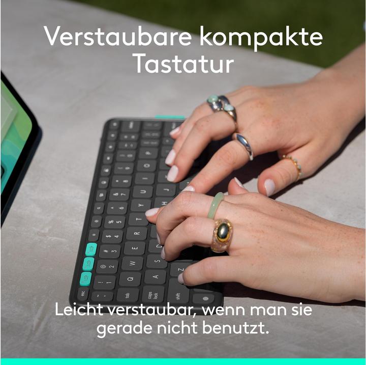 Produktbild Logitech Flip Folio (CH, iPad Air 2022 (5. Gen), iPad Air 11 2024 (M2), iPad Pro 11 2024 (M4), iPad Air 11 2025)