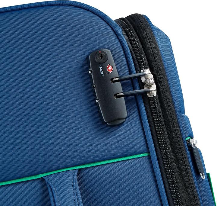 Produktbild Delsey Paris x United Colors of Benetton Color Block 4 Rollen Kabinentrolley S 55 cm mit Dehnfalte (77 l, Handgepäck (bis 50l))