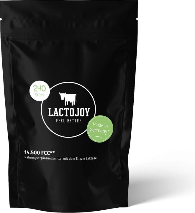 Produktbild Lactojoy Laktase Nachfüllpackung (240 Stück, Tabletten, 43.20 g)